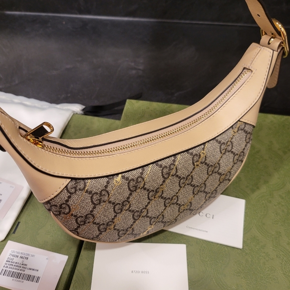 Authentic Gucci Ophidia Mini Bag with Horsebit Print - Picture 10 of 15